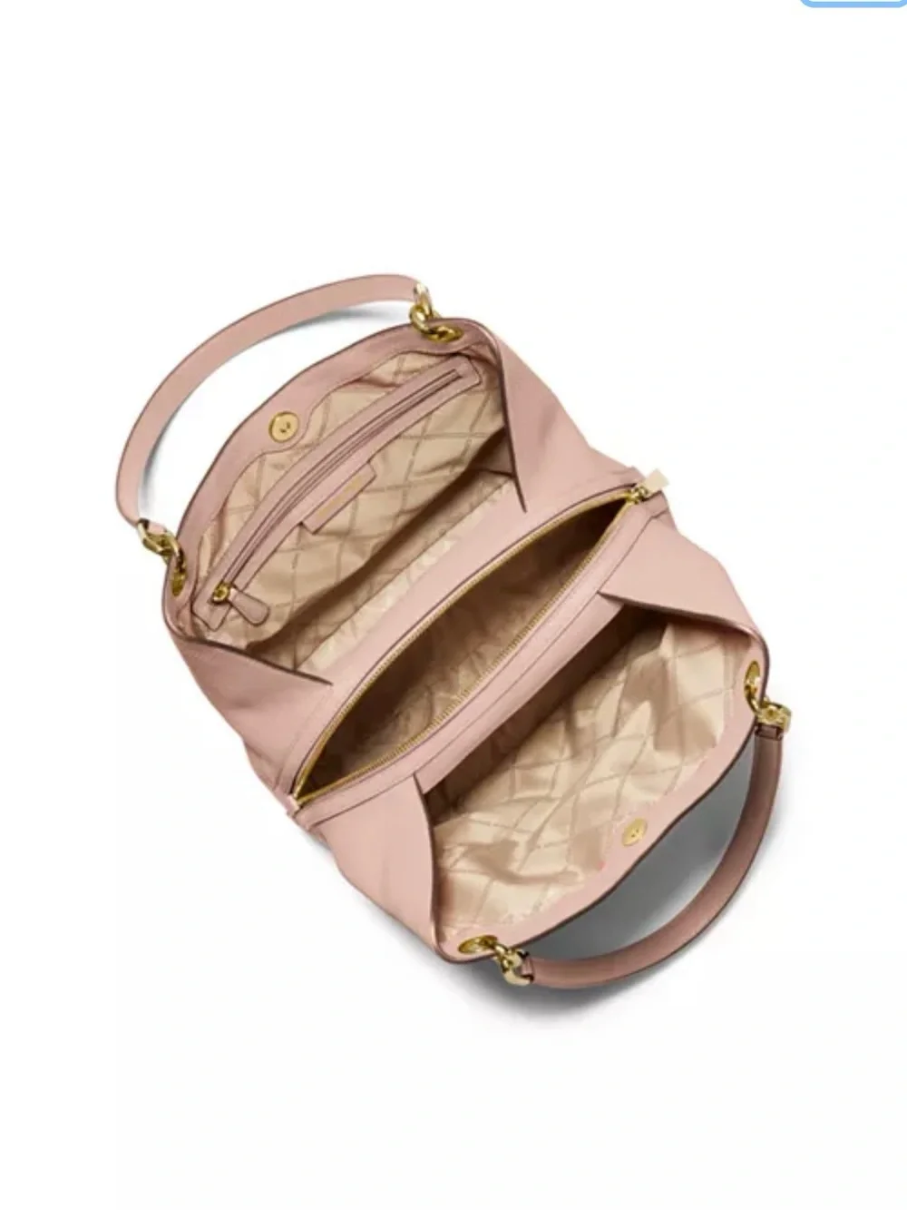Michael Kors Kensington Large Soft Pink Pebbled Leather Tote NWT